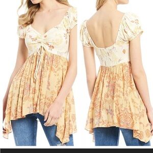 Free People La Bamba Babydoll Top  *GREAT CONDITION*
